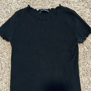 Black brandy Melville crop top